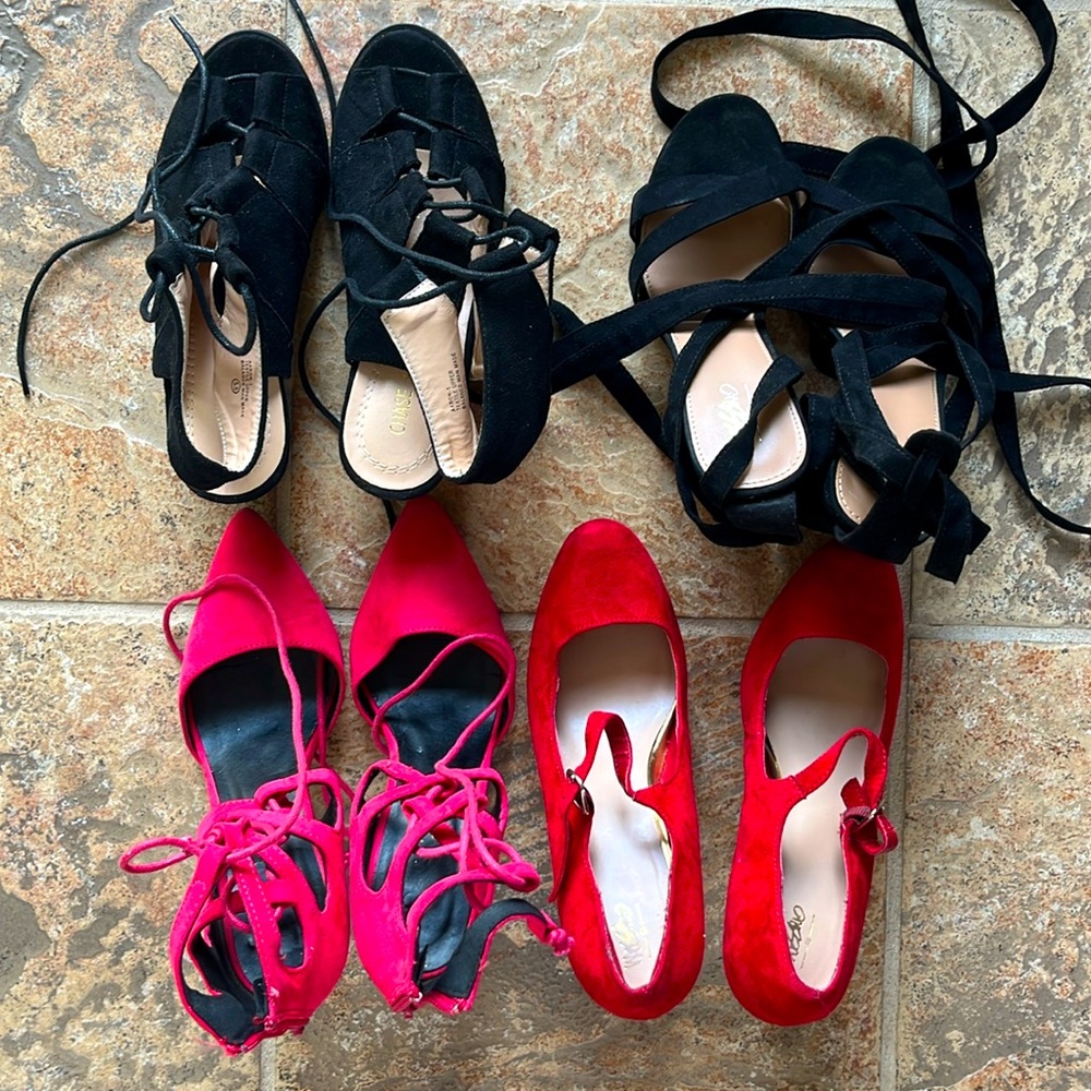 lace up heels